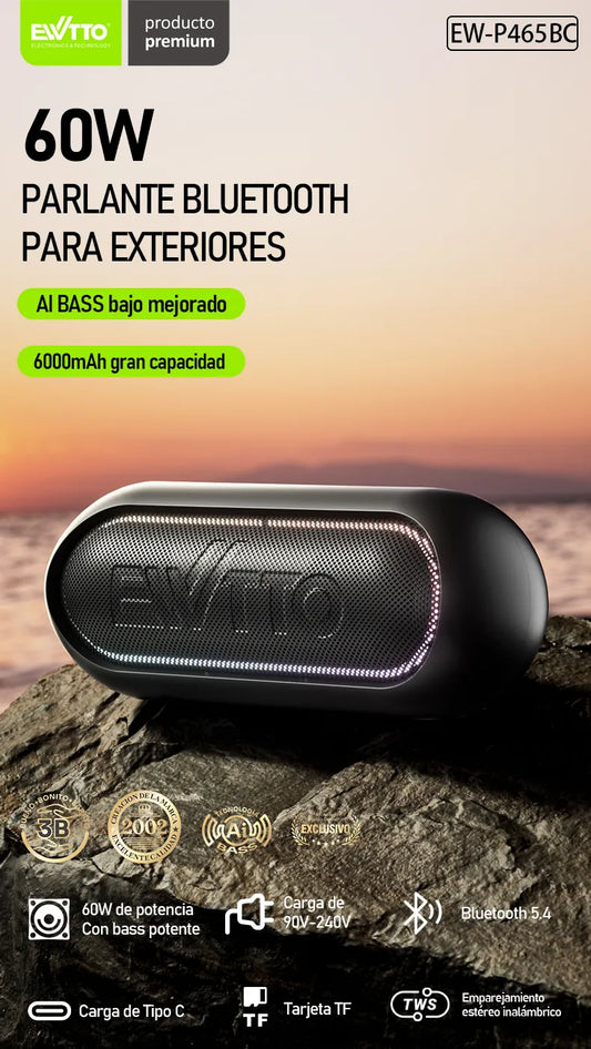Bocina Portátil EWTTO EW-P465BC